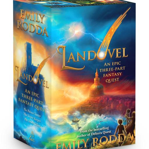 A box set of books called 'Landovel'